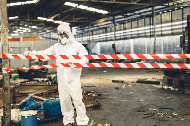Professional Infectious Disease Decontamination technician working in Vallejo, CA